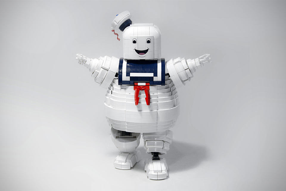 GHOSTBUSTERS STAY PUFT MARSHMALLOW MAN NEW BUILDING BRICKS MINIFIGURE