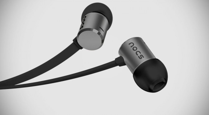 Nocs NS500 Aluminum In-Ear Headphones - Space Gray