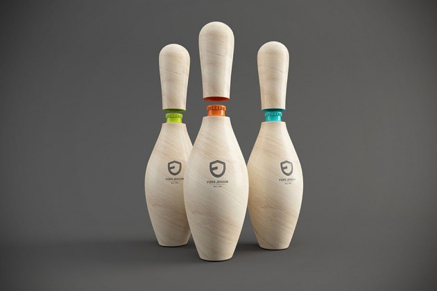 Ford Jekson Bowling Pin Beer