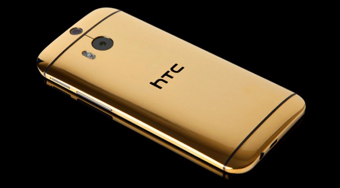 Gold HTC One M8 by Gold Genie