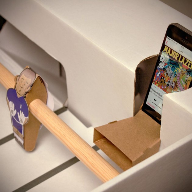 Flat Pack Cardboard Foosball Table