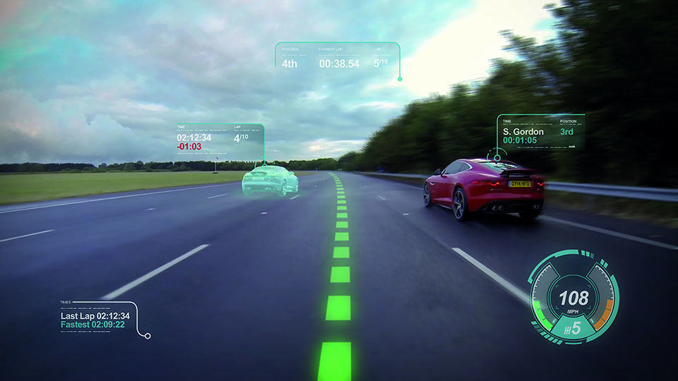 Jaguar Virtual Windscreen Concept