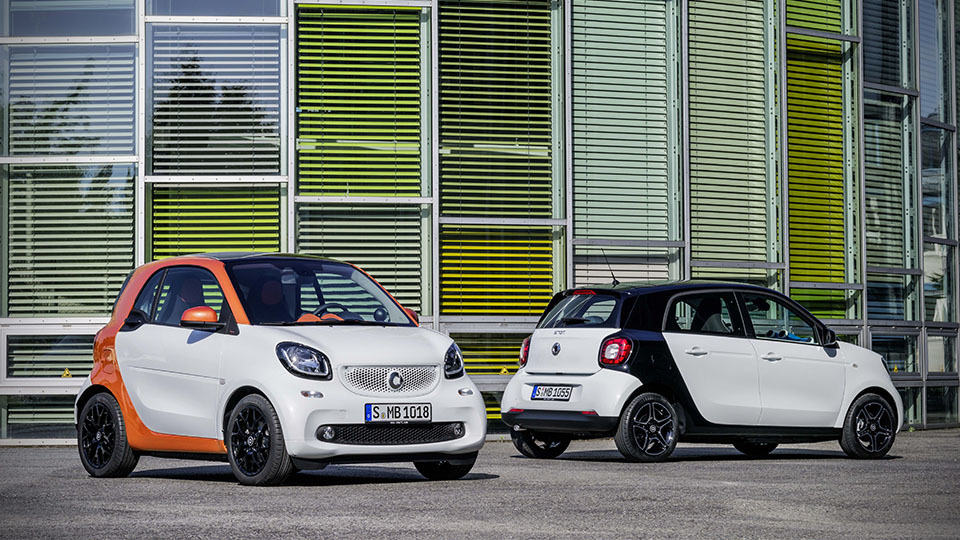 Smart Fortwo 2014 and Smart ForFour 2014