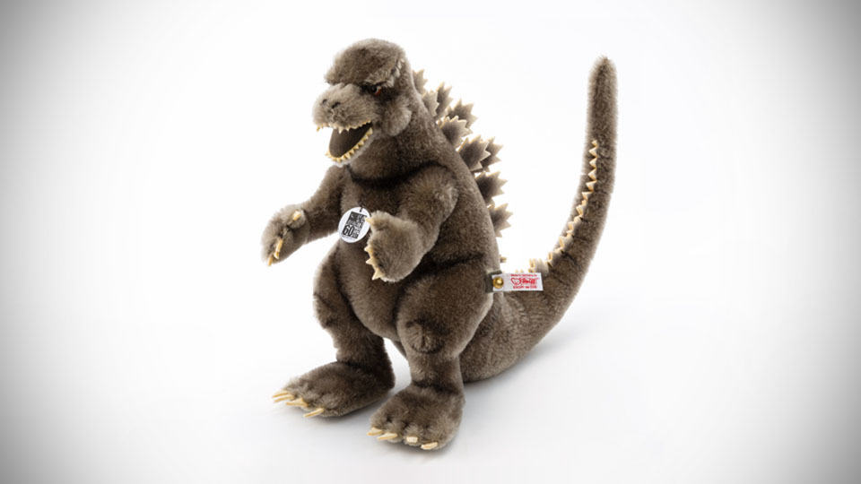 Steiff x Godzilla Plush Toy