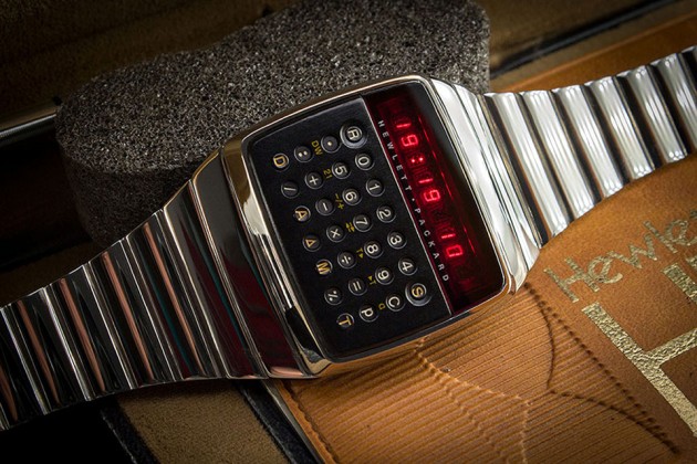 1977 Hewlett-Packard HP-01 Chrome Prototype LED Calculator Watch