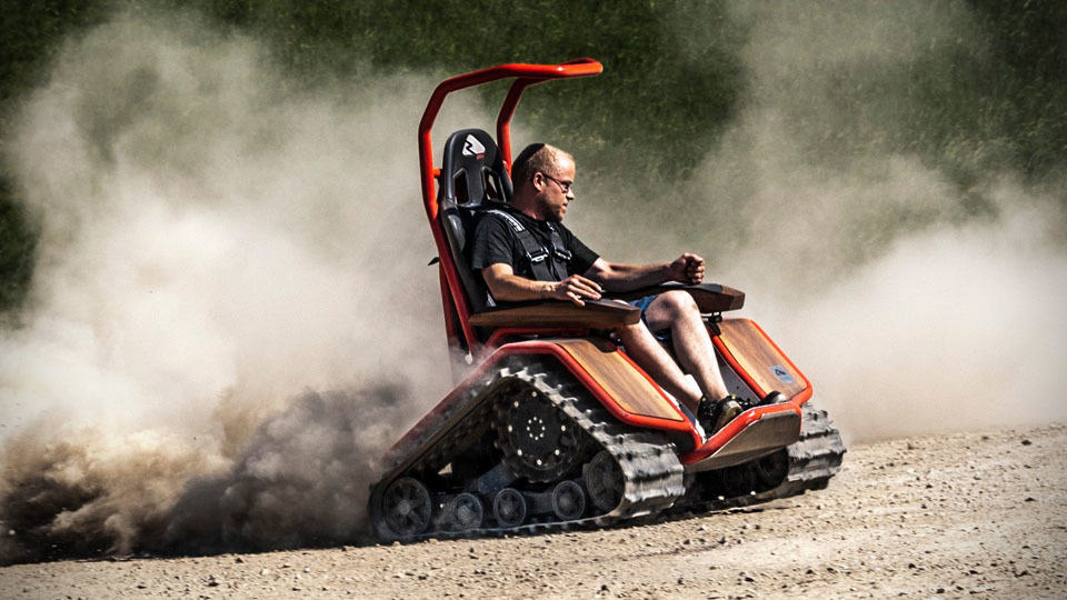 If Professor X Is Badass Enough, This Wheelchair With Tank Treads Would ...