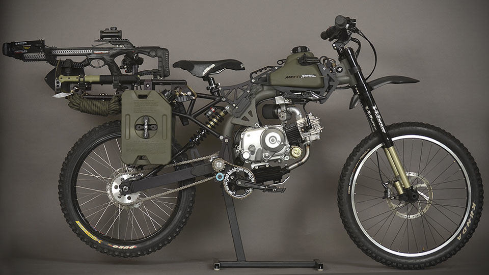 Motoped Survival Bike: Black Ops Edition