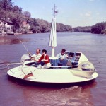 This 1957 Evinrude Flying Saucer Fishing Boat Is So Radical That It Should Be Called ‘Fishing Saucer’