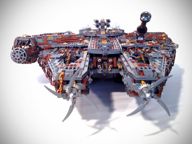 Custom Steampunk LEGO Star Wars Millennium Falcon