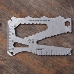 EDC Card Updated Multi-tool Card With Tougher Material and Over 30 Functions