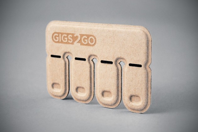 Gigs 2 Go Is The Tab Stickers Of The Flash Drive World, Lets You Store Large Files for Easy Sharing