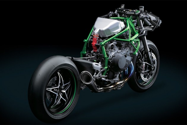 Kawasaki Ninja H2R Racing Bike