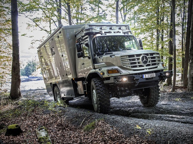 Mercedes-Benz Zetros With Mobile Home Body