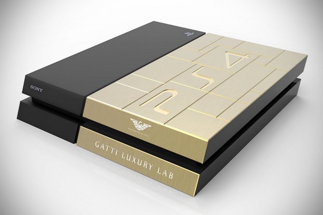 Solid Gold PS4 by Gatti Luxury Lab
