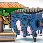 These Dumpsty Artist Editions Let You Organize Your Desk with Dumpsters Decorated by Prolific Street Artists