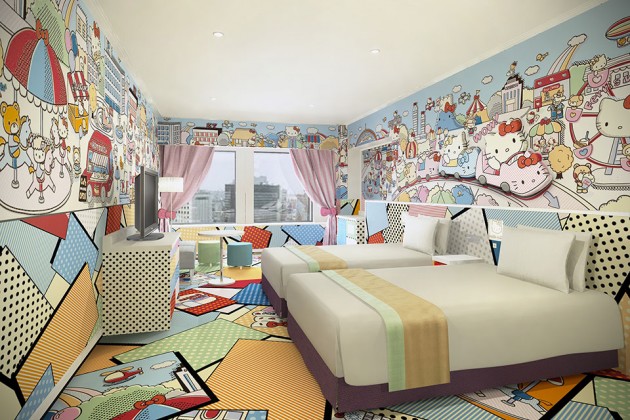 Keio Plaza Hotel Hello Kitty Rooms