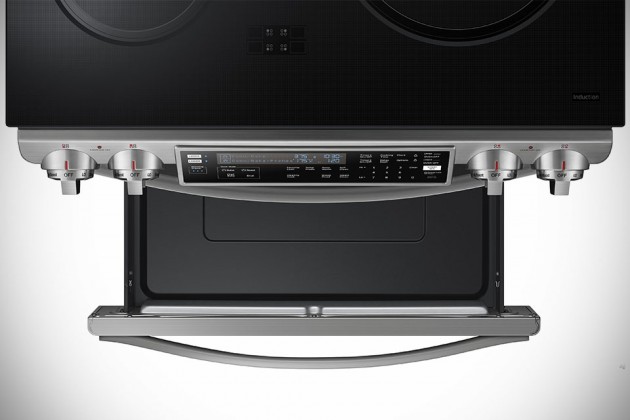 Samsung NE58H9970WS Slide-in Induction Chef Collection Range with Flex Duo Oven