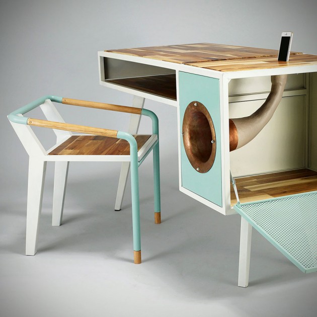 Sound Table and Seat by Jina U