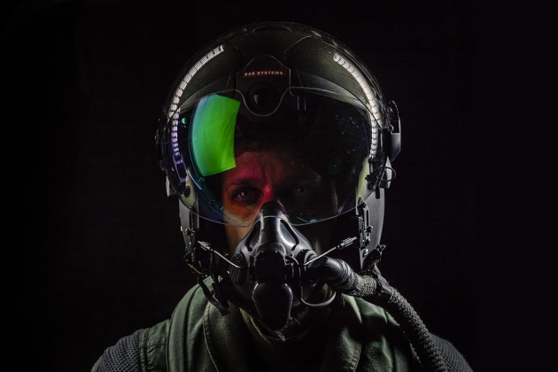 Striker II Helmet-Mounted Display by BAE Systems