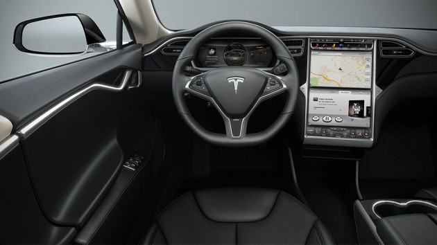 Tesla S P85D Electric Car