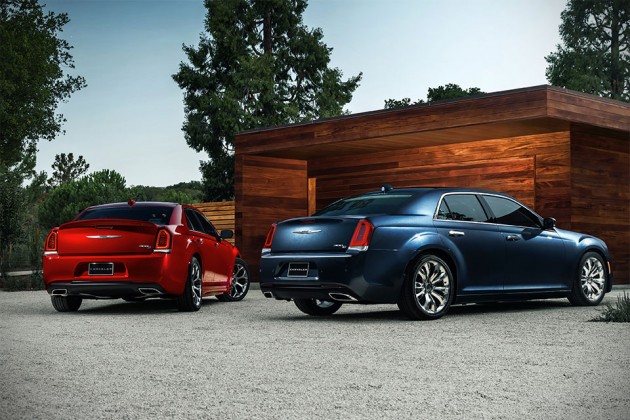 2015 Chrysler 300C Platinum (left) and 300S (right)