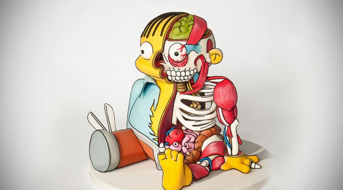 Dissected Ralph Wiggum Cake Looks Morbidly Delicious What Shouts 