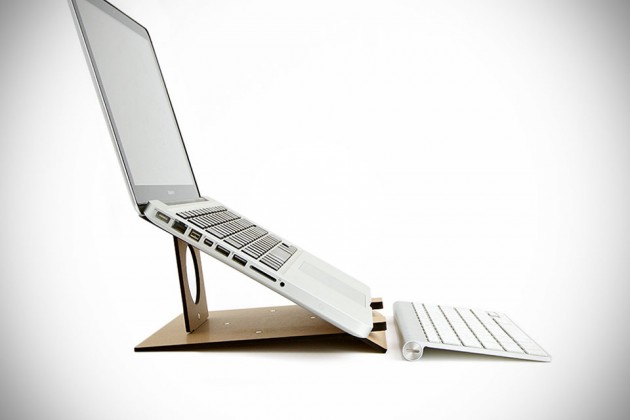 Flio Portable Wooden Laptop Stand