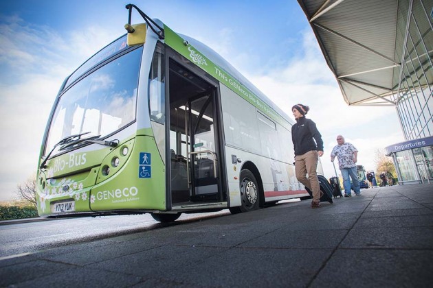 Human and Food Waste-powered Bio-Bus by GENeco