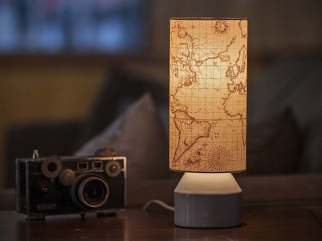 Slim - Lamp with Printed Art Shades