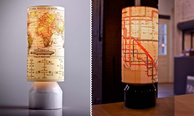 Slim - Lamp with Printed Art Shades