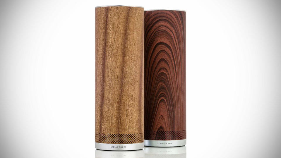 Stellé Audio Wood Design Pillar Wireless Speakers