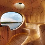 Grotto-inspired Sauna Has a Sinuous Interior, is Possibly the Boldest Sauna We Have Seen So Far