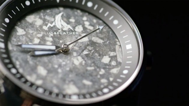 Plug & Feather Stone Face Wrist Watches image - Snowflake Osidian