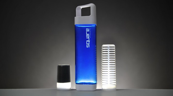 The Square Water Bottle by Clean Bottle