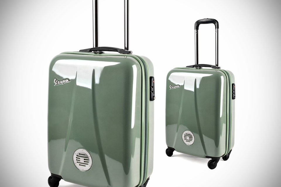 Vespa Khaki Suitcase