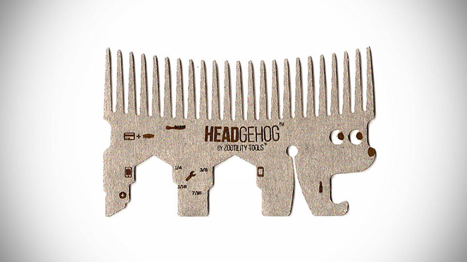 Headgehog Multi-functional Comb by ZootilityTool