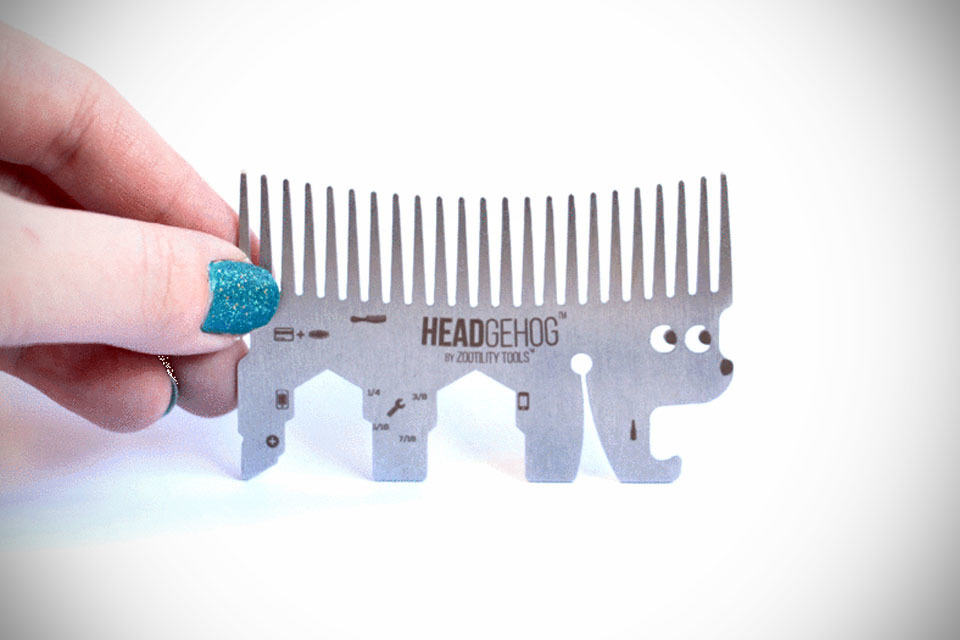 Headgehog Multi-functional Comb by ZootilityTool