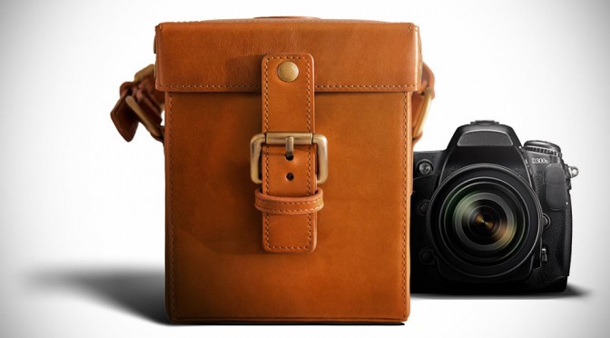 leather camera pouch