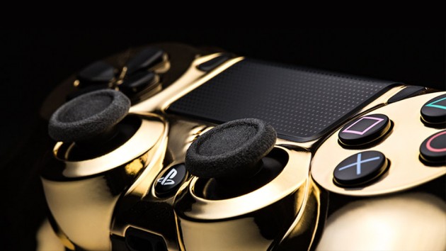 Colorware 24K Gold Plated Game Controllers - PS4