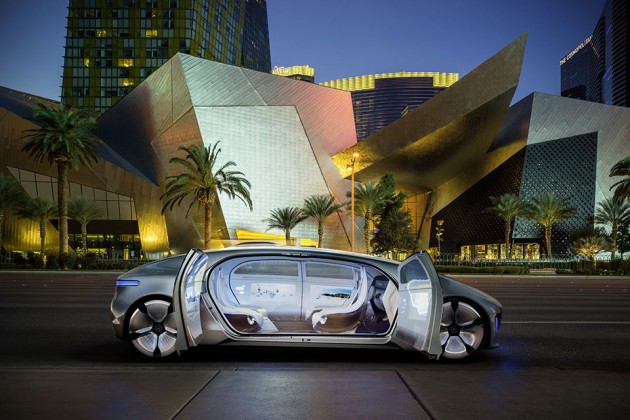 Mercedes-Benz F 015 Luxury in Motion Autonomous Concept at CES 2015