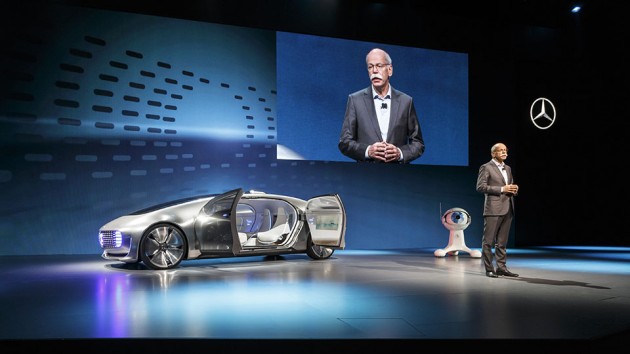 Mercedes-Benz F 015 Luxury in Motion Autonomous Concept at CES 2015