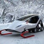 Snow Crawler Is A Concept Snowmobile That Keeps The Rider Shielded From The Elements