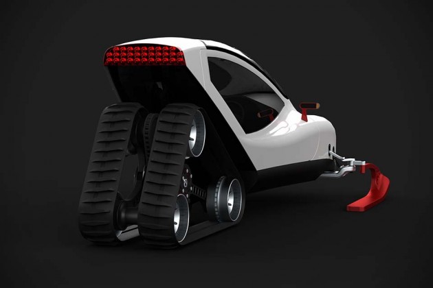 Snow Crawler Concept Snowmobile