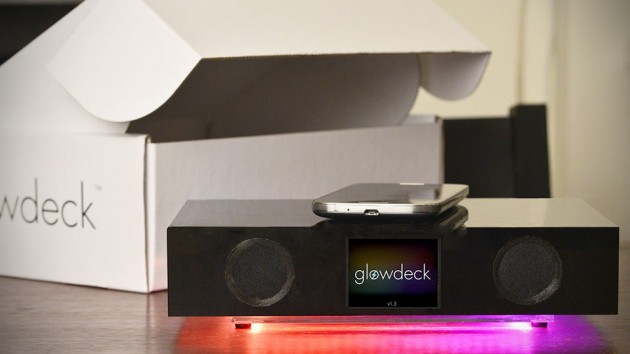 Glowdeck Wireless Charger and Bluetooth Speaker System