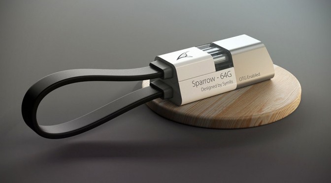 Symlis Sparrow OTG Flash Drive and Charging Cable