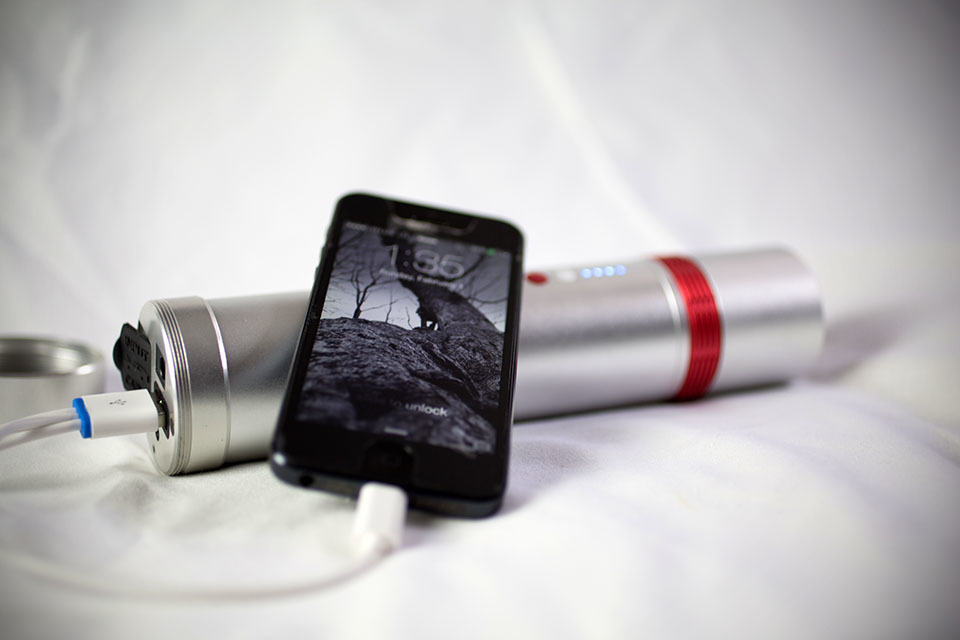 VIS Flashlight and Portable Battery by Jumper Power Banks