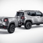 Jeep Renegade Hard Steel Concept Has a Trailer that Pops Up to Reveal a Huge Touch Display
