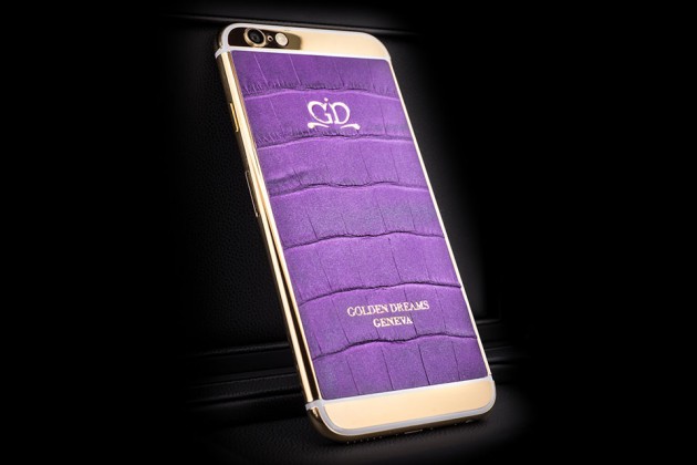 Luxury iPhone 6 by Golden Dreams - Desert Edition Purple Sparkling