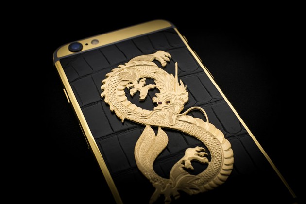 Luxury iPhone 6 by Golden Dreams - Dragon Edition Black