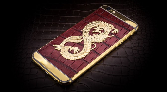 Luxury iPhone 6 by Golden Dreams - Dragon Edition Red Spiderman